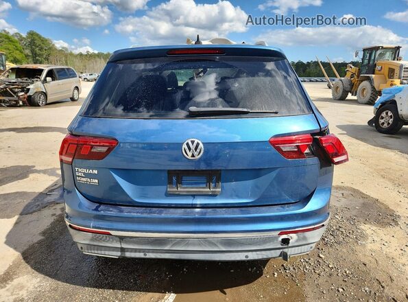 3VV3B7AX0KM102427 2019 VOLKSWAGEN TIGUAN Blue უკანა ხედი
