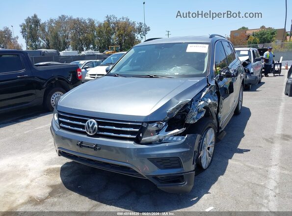 3VV3B7AX1JM017854 2018 VOLKSWAGEN TIGUAN Gray Vista tres cuartos delantera izquierda