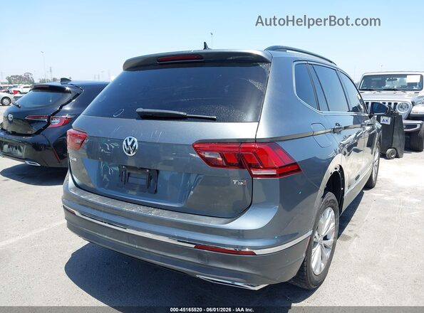 3VV3B7AX1JM017854 2018 VOLKSWAGEN TIGUAN Gray Trasero derecho