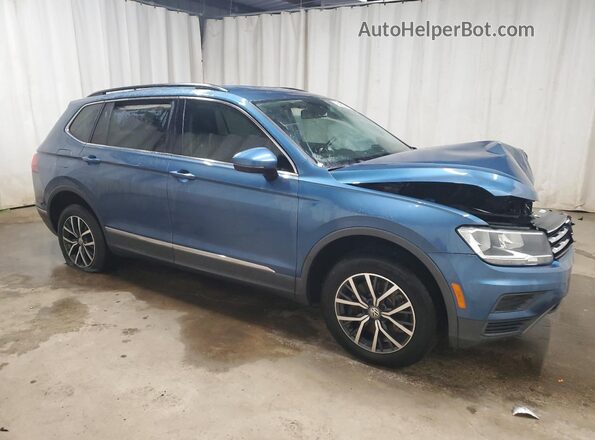 3VV3B7AX1LM129735 2020 VOLKSWAGEN TIGUAN Blue 