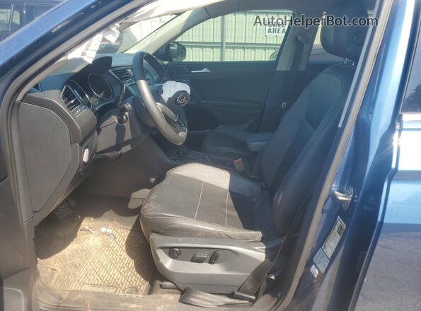 3VV3B7AX1LM129735 2020 VOLKSWAGEN TIGUAN Blue Vista interior delantera