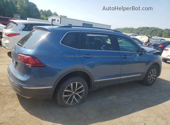 3VV3B7AX1LM129735 2020 VOLKSWAGEN TIGUAN Blue Trasero derecho