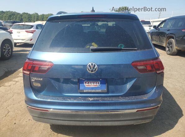 3VV3B7AX1LM129735 2020 VOLKSWAGEN TIGUAN Blue Vista trasera