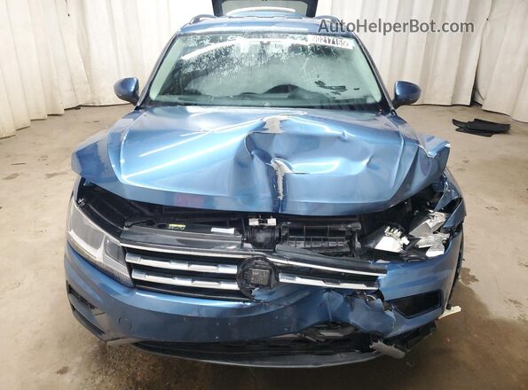 3VV3B7AX1LM129735 2020 VOLKSWAGEN TIGUAN Blue Vista interior de 360 grados