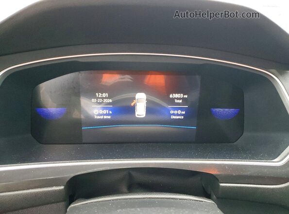 3VV3B7AX1RM043950 2024 VOLKSWAGEN TIGUAN White Widok zestawu wskaźników