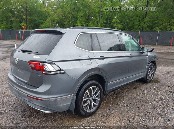 3VV3B7AX2JM169156 2018 VOLKSWAGEN TIGUAN Серый Задняя правая четверть