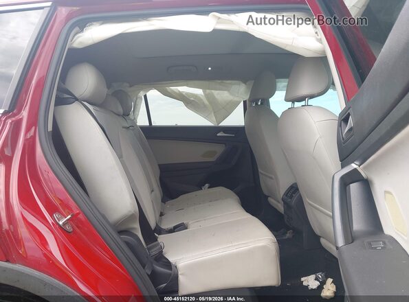 3VV3B7AX3KM050324 2019 VOLKSWAGEN TIGUAN Red Vista de la etiqueta del VIN