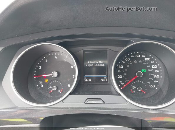 3VV3B7AX3LM062832 2020 VOLKSWAGEN TIGUAN Gray 