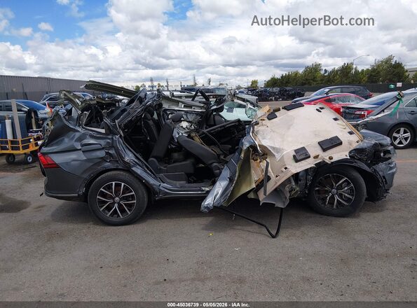 3VV3B7AX3MM053825 2021 VOLKSWAGEN TIGUAN Серый Вид задней части салона