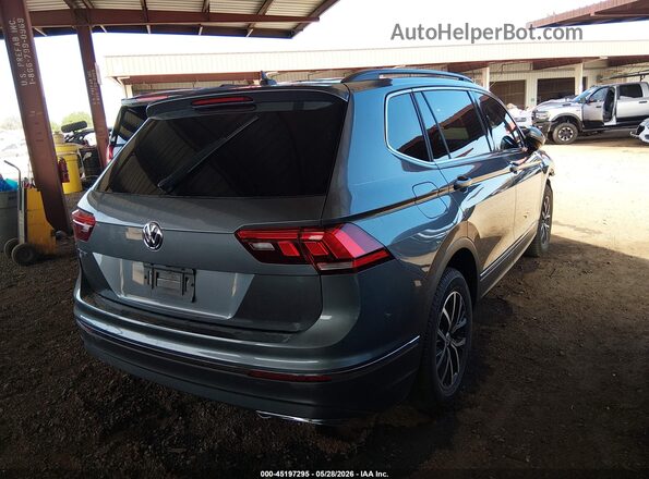 3VV3B7AX4MM095470 2021 VOLKSWAGEN TIGUAN Gray Задня права чверть
