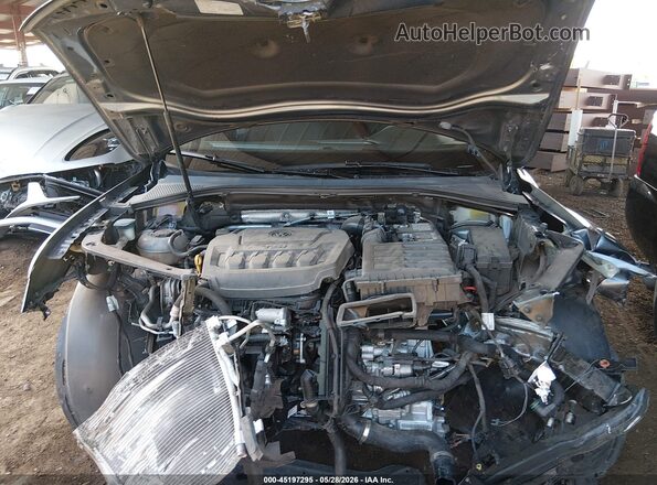 3VV3B7AX4MM095470 2021 VOLKSWAGEN TIGUAN Gray Вид ззаду