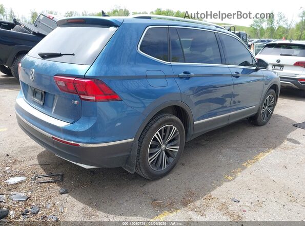 3VV3B7AX5JM021552 2018 VOLKSWAGEN TIGUAN Blue Tył prawy