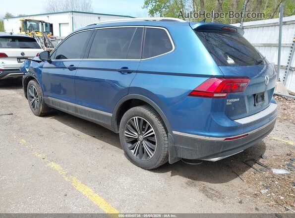 3VV3B7AX5JM021552 2018 VOLKSWAGEN TIGUAN Blue Tył lewy