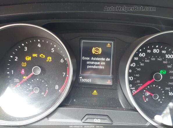 3VV3B7AX5JM021552 2018 VOLKSWAGEN TIGUAN Blue Widok tylnych siedzeń