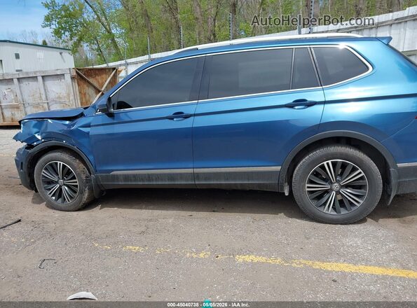 3VV3B7AX5JM021552 2018 VOLKSWAGEN TIGUAN Blue Widok wnętrza 360 stopni