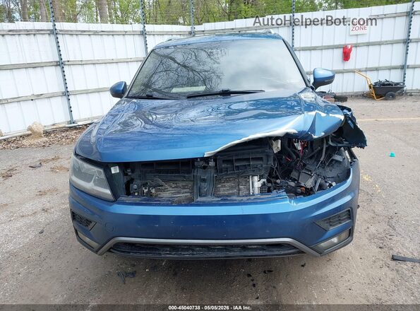 3VV3B7AX5JM021552 2018 VOLKSWAGEN TIGUAN Blue Widok zestawu wskaźników
