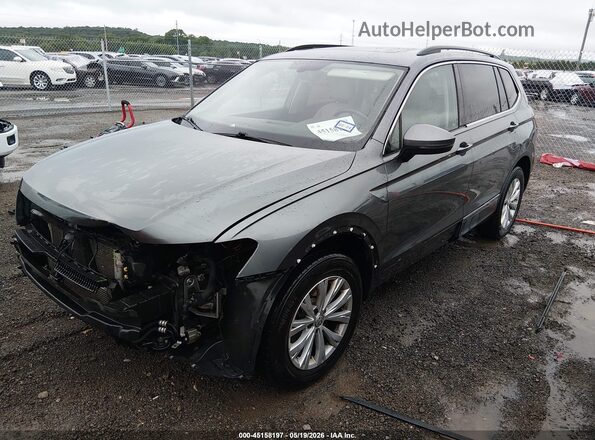 3VV3B7AX5JM071531 2018 VOLKSWAGEN TIGUAN Серый Передняя левая четверть
