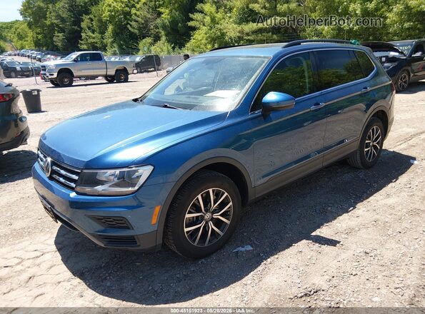 3VV3B7AX5KM152515 2019 VOLKSWAGEN TIGUAN Blue Передня ліва чверть