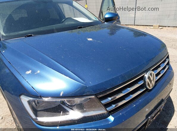 3VV3B7AX5KM152515 2019 VOLKSWAGEN TIGUAN Blue Вид спереду