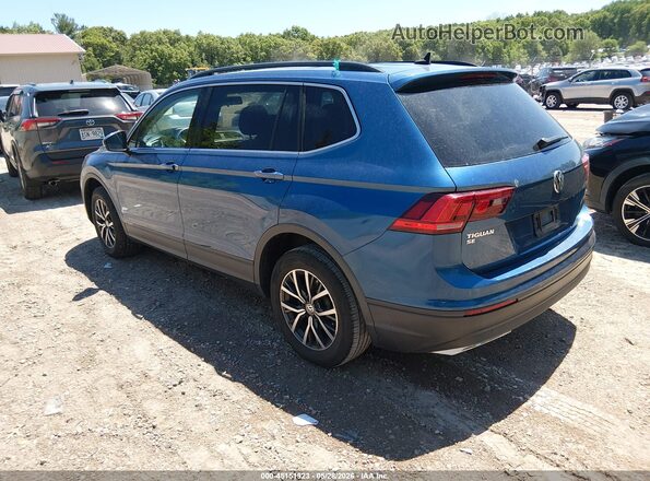 3VV3B7AX5KM152515 2019 VOLKSWAGEN TIGUAN Blue Задня ліва чверть
