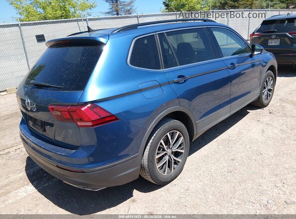 3VV3B7AX5KM152515 2019 VOLKSWAGEN TIGUAN Blue Задня права чверть