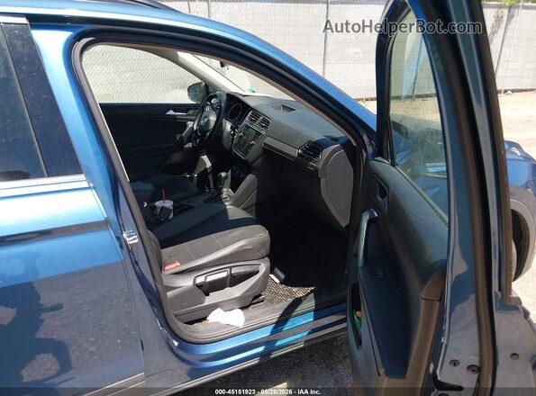 3VV3B7AX5KM152515 2019 VOLKSWAGEN TIGUAN Blue Вид салону спереду