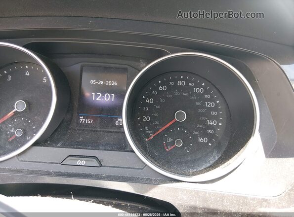 3VV3B7AX5KM152515 2019 VOLKSWAGEN TIGUAN Blue Вид задніх сидінь