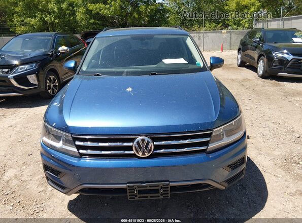 3VV3B7AX5KM152515 2019 VOLKSWAGEN TIGUAN Blue Вид щитка приладів