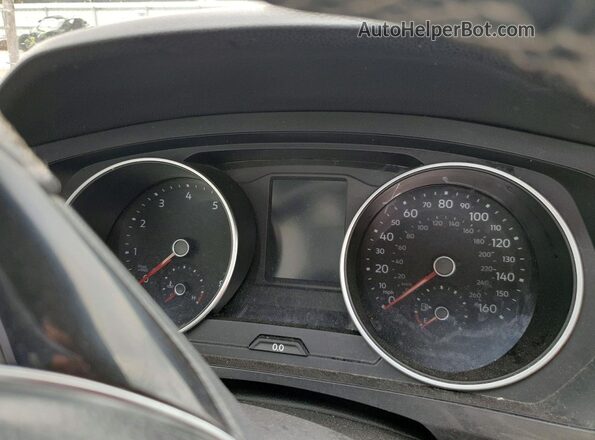 3VV3B7AX5LM125137 2020 VOLKSWAGEN TIGUAN Gray Вид щитка приладів