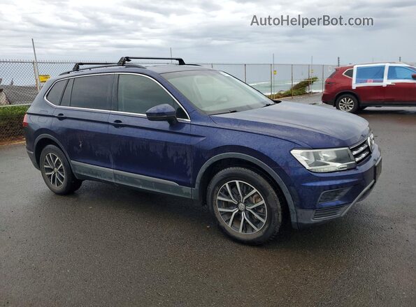 3VV3B7AX5MM082582 2021 VOLKSWAGEN TIGUAN Blue Front right