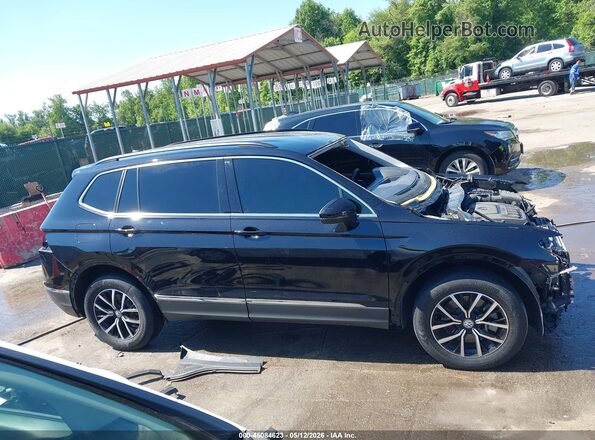 3VV3B7AX5MM096191 2021 VOLKSWAGEN TIGUAN Black Widok wnętrza 360 stopni