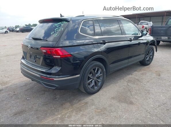 3VV3B7AX5NM067727 2022 VOLKSWAGEN TIGUAN Black Trasero derecho