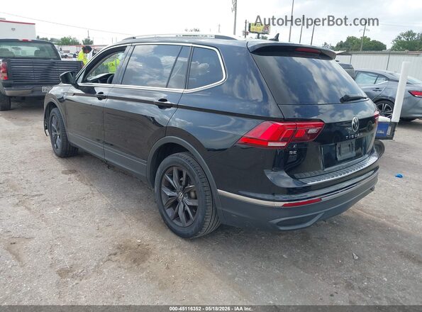 3VV3B7AX5NM067727 2022 VOLKSWAGEN TIGUAN Black Trasero izquierdo