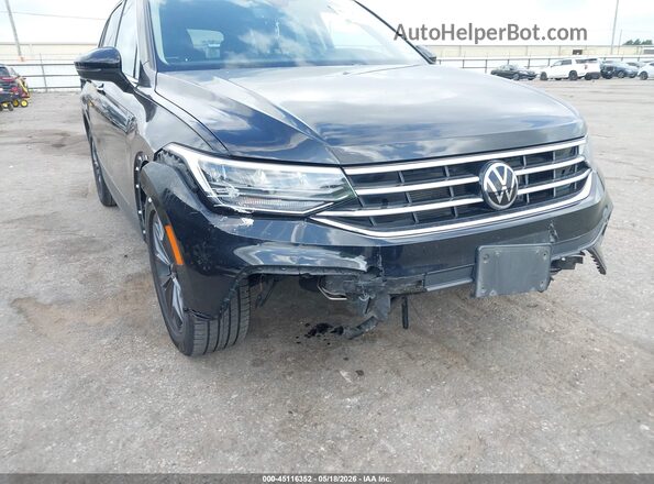 3VV3B7AX5NM067727 2022 VOLKSWAGEN TIGUAN Black Vista frontal