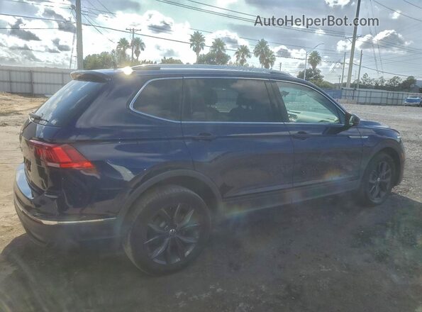 3VV3B7AX5RM046740 2024 VOLKSWAGEN TIGUAN Синий Задняя правая четверть
