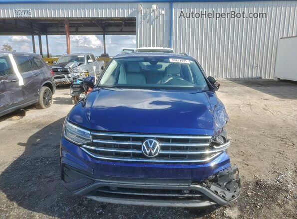 3VV3B7AX5RM046740 2024 VOLKSWAGEN TIGUAN Синий Вид спереди