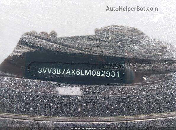 3VV3B7AX6LM082931 2020 VOLKSWAGEN TIGUAN Gray 