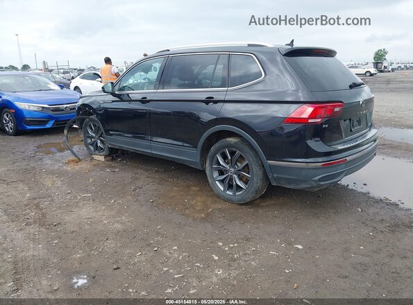 3VV3B7AX6NM119253 2022 VOLKSWAGEN TIGUAN Black Trasero izquierdo