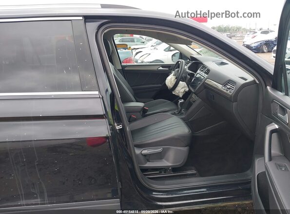 3VV3B7AX6NM119253 2022 VOLKSWAGEN TIGUAN Black Vista interior delantera