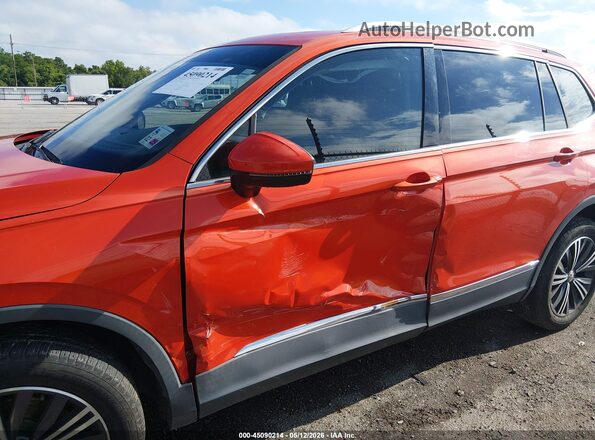 3VV3B7AX7KM152399 2019 VOLKSWAGEN TIGUAN Orange Vista frontal