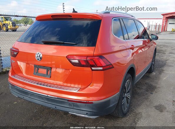 3VV3B7AX7KM152399 2019 VOLKSWAGEN TIGUAN Orange Trasero derecho