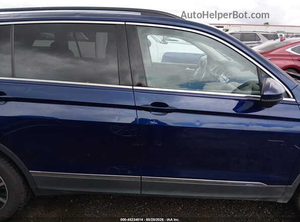3VV3B7AX7MM088674 2021 VOLKSWAGEN TIGUAN Blue Вид задньої частини салону