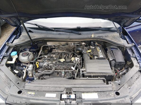 3VV3B7AX7MM088674 2021 VOLKSWAGEN TIGUAN Blue Вид ззаду