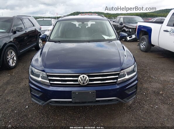 3VV3B7AX7MM088674 2021 VOLKSWAGEN TIGUAN Blue Вид щитка приладів