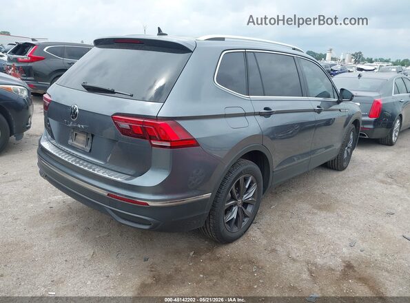 3VV3B7AX8NM127046 2022 VOLKSWAGEN TIGUAN Серый Задняя правая четверть