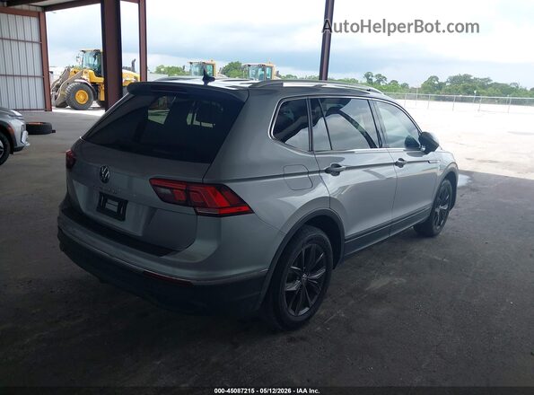 3VV3B7AX9NM168771 2022 VOLKSWAGEN TIGUAN Gray Rear right
