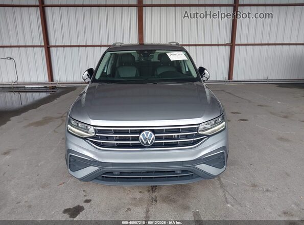 3VV3B7AX9NM168771 2022 VOLKSWAGEN TIGUAN Gray Front view