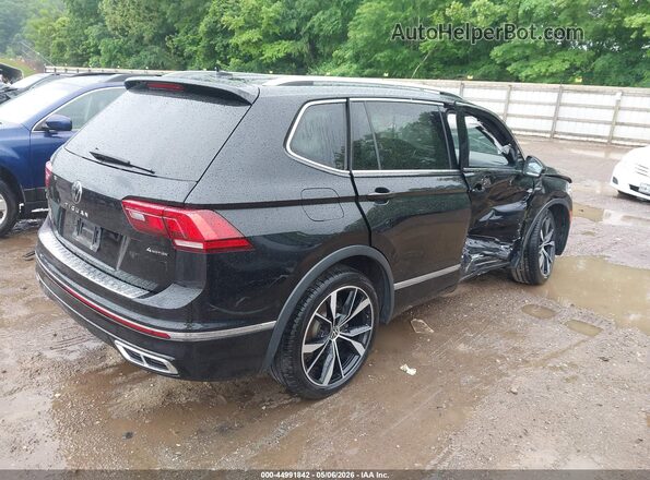 3VV4B7AX1NM119567 2022 VOLKSWAGEN TIGUAN Black Tył prawy