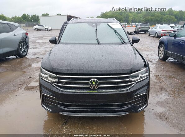 3VV4B7AX1NM119567 2022 VOLKSWAGEN TIGUAN Black Widok deski rozdzielczej