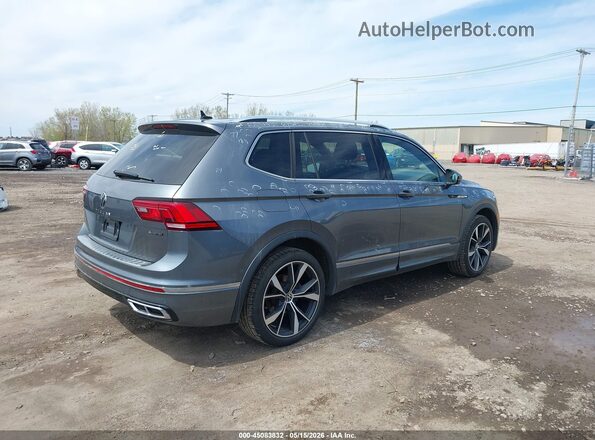 3VV4B7AX8NM167079 2022 VOLKSWAGEN TIGUAN Gray Rear right